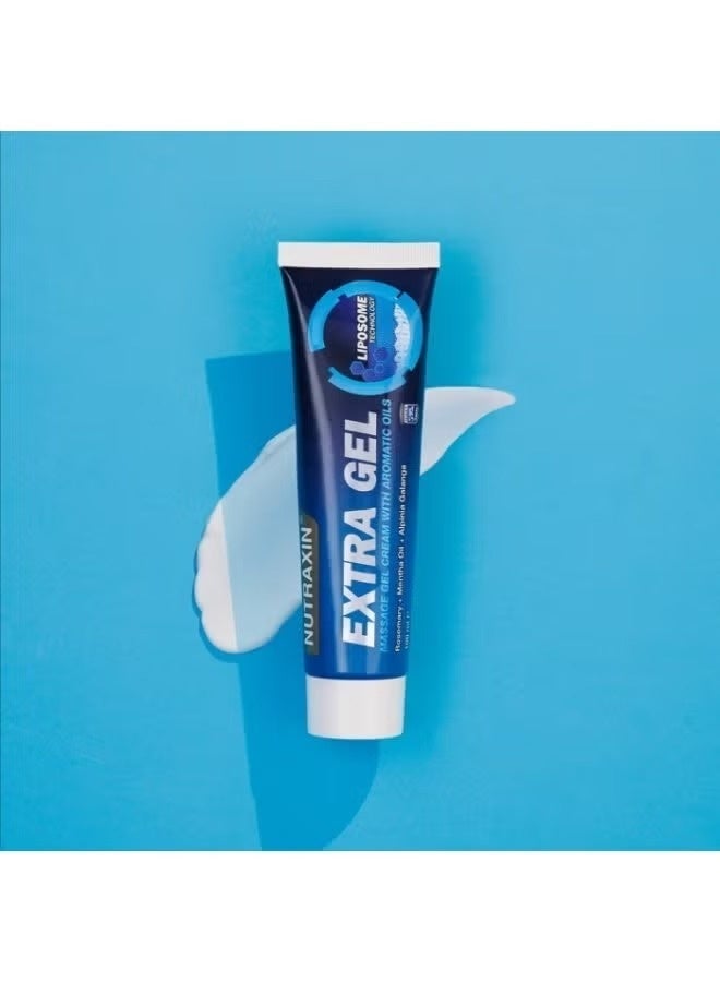 Nutraxin Extra Gel 100 ml, Fast Absorbing Topical Massage Gel for Muscles, Joints and Body Comfort, Cooling and Soothing Formula - Image 1